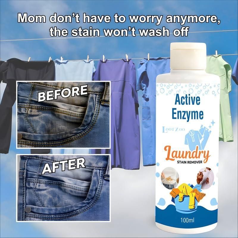 Active Enzyme Laundry Stain Remover – (Pack of 2)