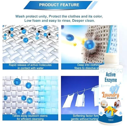 Active Enzyme Laundry Stain Remover – (Pack of 2)