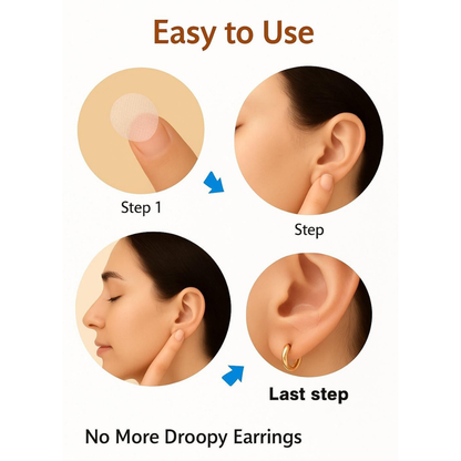 Premium Earlobe Support Patches (100 PCS)