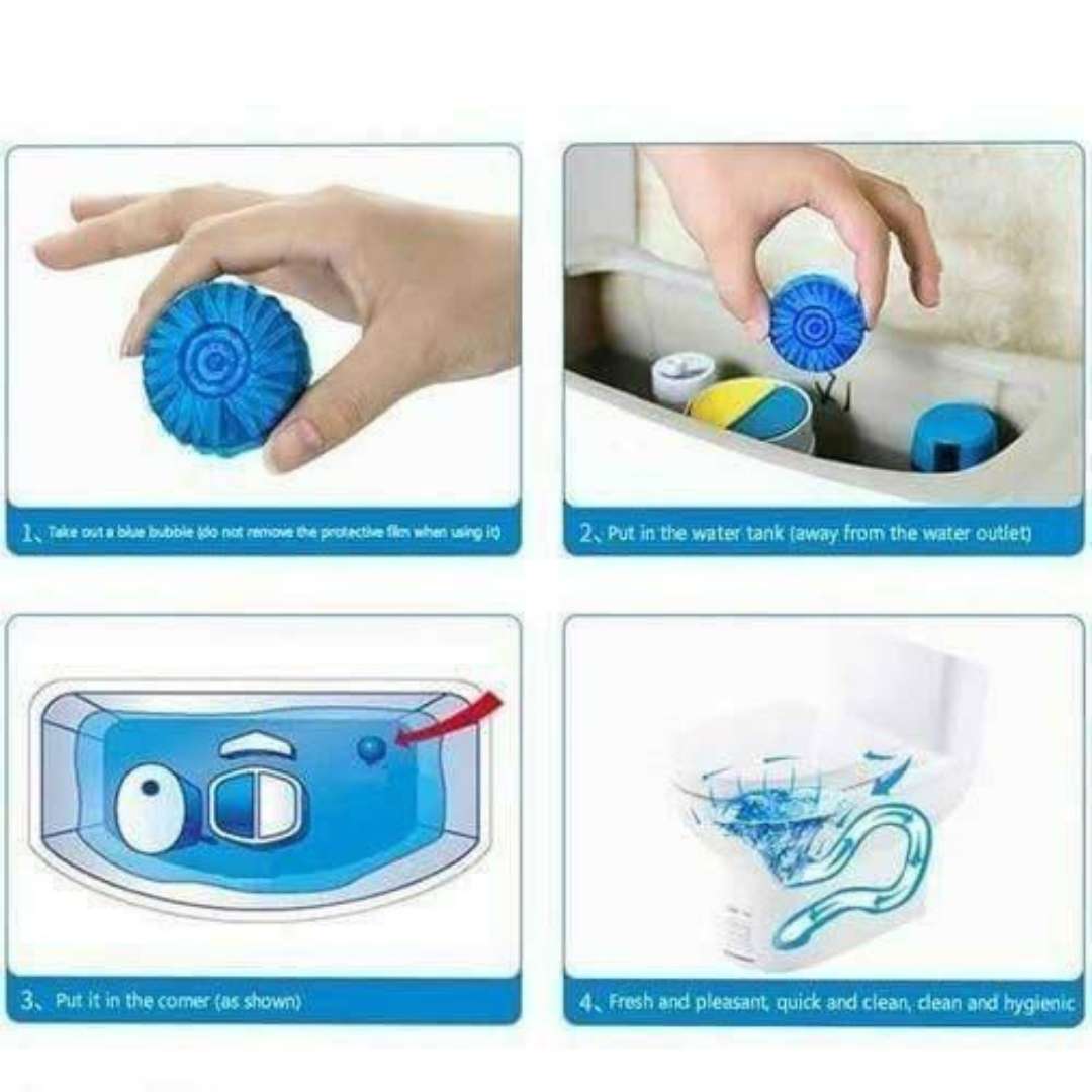 Toilet Cleaning Tablet- Pack of 1 (10, 20, 30pcs) - 50% OFF