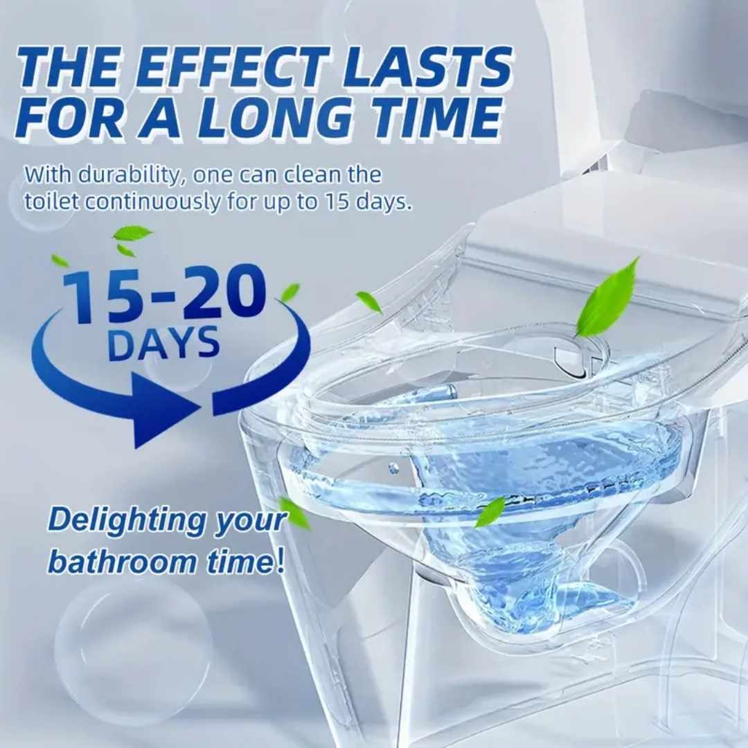 Toilet Cleaning Tablet- Pack of 1 (10, 20, 30pcs) - 50% OFF